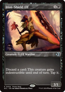 Uncommons: Iron-Shield Elf [Lorwyn Eclipsed Promos]