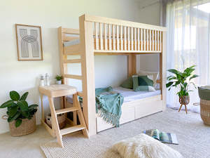 Bunk Beds Pine 2: Scandi bunk bed PINE