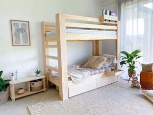 Bunk Beds Pine 2: Classic bunk bed PINE