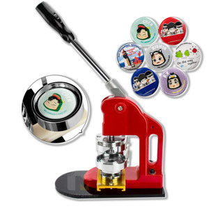 Button Badge Making Machine – Includes 75mm Mould - Magic Transfer