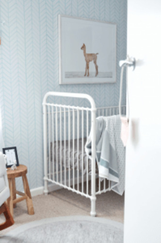 Zig Zag Stripe Light Blue