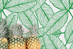 Floral and Tree Patterns: Jungle Jumbo in green