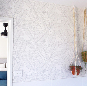 Floral and Tree Patterns: Jungle Jumbo Grey