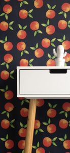 Floral and Tree Patterns: Clementine Navy
