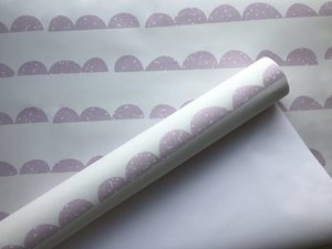 Contemporary Patterns: Half Moons Pink