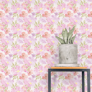 Contemporary Patterns: Pink Painted Floral
