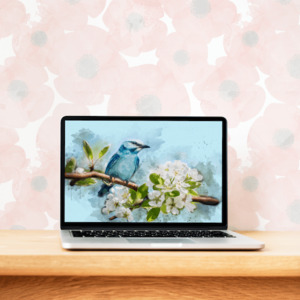 Watercolour Blooms B – Pink