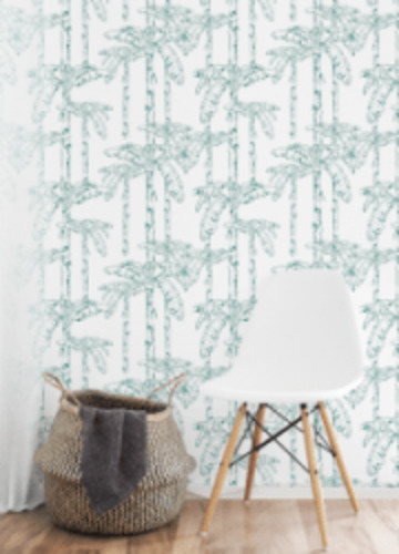 Banana Leaf Jungle Teal