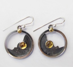 Bob Wyber: “Citrine” Earrings by Bob Wyber