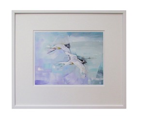 Framed prints: “Side by Side” framed limited edition print by Sheila Brown