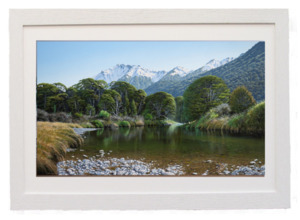 Framed prints: “Down by the River” Framed Giclee by Peter Geen