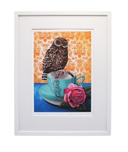 Products: “Last Laugh” Framed Giclee by Angie Dennis