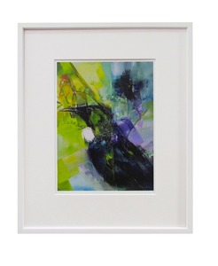Framed prints: “Tui Quietly Dreaming” framed limited edition print by Sheila Brown