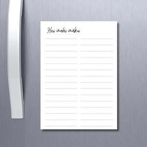 Magnetic Planners Organisers: To-Do-List Monochrome