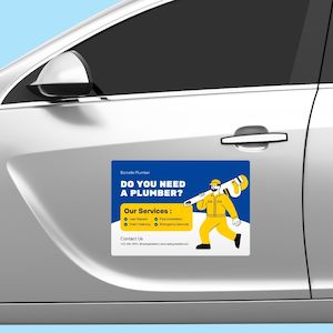 All: Magnetic Car Sign A3