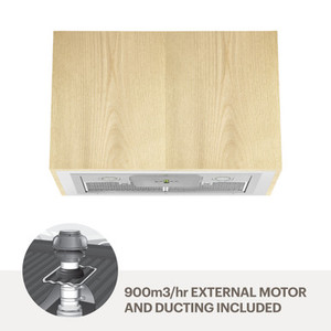 Amore UMLUCIA6-M9 Lucia 600mm Undermount Rangehood with External Motor