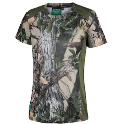 RL WOMENS WHANAU TEE BUFFALO CAM/FIELD CAMO
