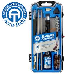 Firearms: Accutech Cleaning Kit 17 Piece 12G