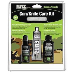 FLITZ KNIFE & GUN CARE KIT, POLISH, MATT CLEANER WAX & CLOTH