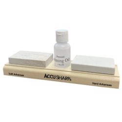 Knives: AccuSharp Combo Stones with Honing Oil