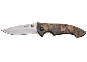 Knives: Whitby Camo Folding Pocket Knife 3"