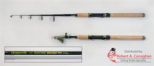 Fishing: Dragonfly Telescopic Spin Rod - 2.10 m