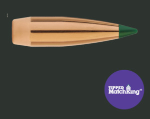 Projectiles: Sierra 30cal 155grn Tipped MatchKing (100)