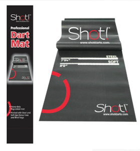 Shot Rubber Dart Mat - Heavy Duty