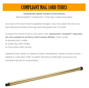 Henry Rimfire 10 rnd compliant magazine tube