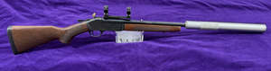 Centrefire Rifles: Henry single shot 308, scope rail/Suppressor
