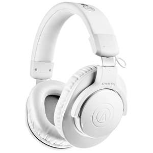 Audio Technica ATH-M20xBT Wireless Over-Ear Professional Monitor Headphones - White