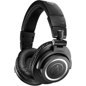 Audio Technica ATHM50XBT2 Wireless Over-Ear Headphones - Black