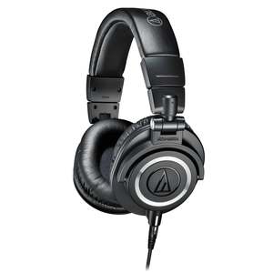 Audio Technica ATH-M50X Over-Ear Professional Monitor Headphones - Black