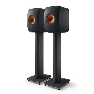 KEF LS50 Wireless II Active Speakers and KEF S2 Speaker Floor Stands Bundle