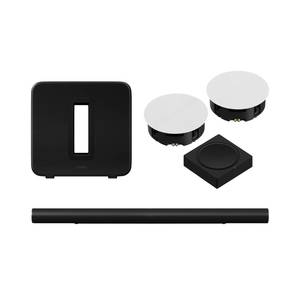 Sonos Arc Ultra + Sub In-Ceiling Surround Package (8")