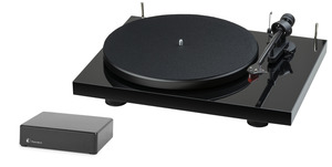 Turntables: Pro-Ject Debut Carbon Classic Turntable, Black - With Phono Box E