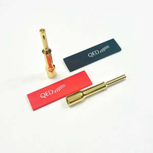 Qed: QED Maxi-Airlock with Heatshrink Banana Plugs - Pair