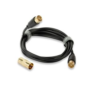 Qed: QED CONNECT Aerial Cable (Includes F-F Adaptor)