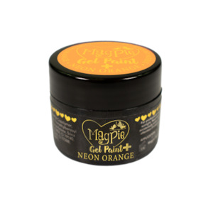 Magpie Gel Paints: NEON Orange Gel Paint