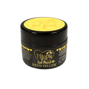 Magpie Gel Paints: NEON Yellow Gel Paint