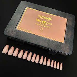 Magpie Full On Tip System: FULL ON TIPS PEACH COFFIN