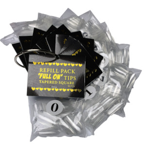 Magpie Full On Tip System: FULL ON TIPS REFILLS TAPERED SQUARE