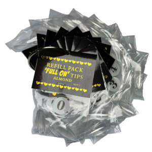 Magpie Full On Tip System: FULL ON TIPS REFILLS ALMOND