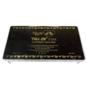 Magpie Full On Tip System: FULL ON TIPS TAPERED SQUARE