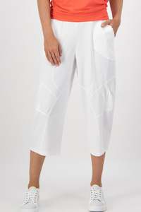 Paula Ryan Fashion Collection: PAULA RYAN Osaka Pant - Microjersey White