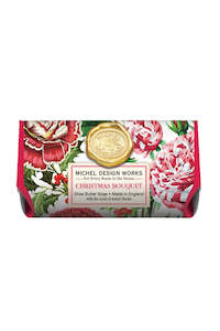 MICHEL DESIGN WORKS Large Soap Bar - Christmas Bouquet