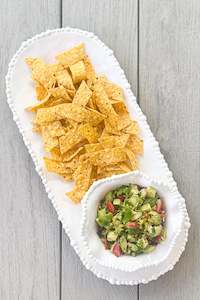 Melamine: Long Pearl Melamine Platter