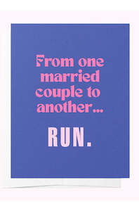 Cards: From One Married Couple To Another - Card
