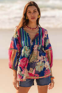 New Arrivals: I AM PYLGRYM Byron Top - Calypso Flower