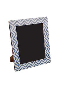 Photo Frames: Zig Zag Resin Photo Frame (8x10)